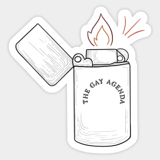 The gay agenda - Arson :) Edit Sticker